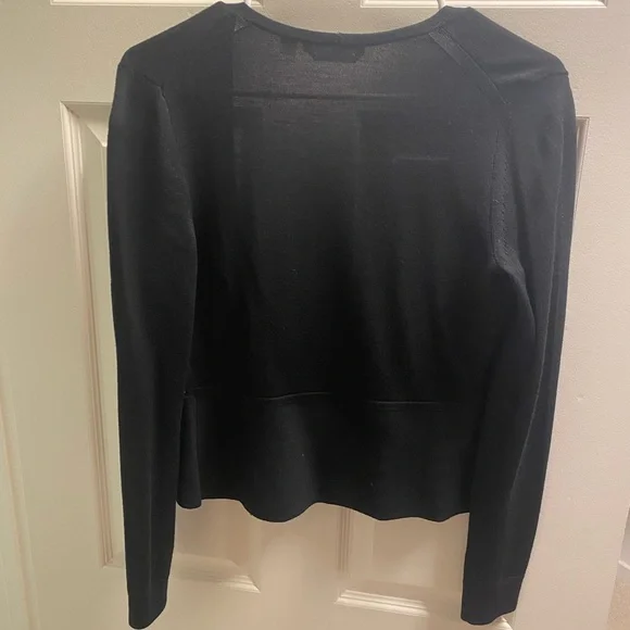 Boss Women’s Black Merino Wool Cardigan - Picture 2 of 5